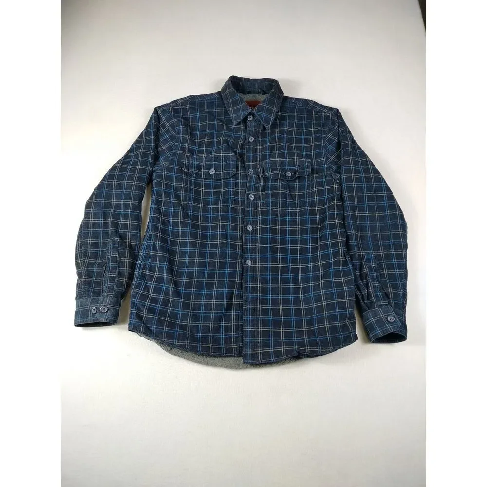 Covington‎ Shirt Jacket Men's Small Corduroy Blue Shacket Gorpcore Cabincore